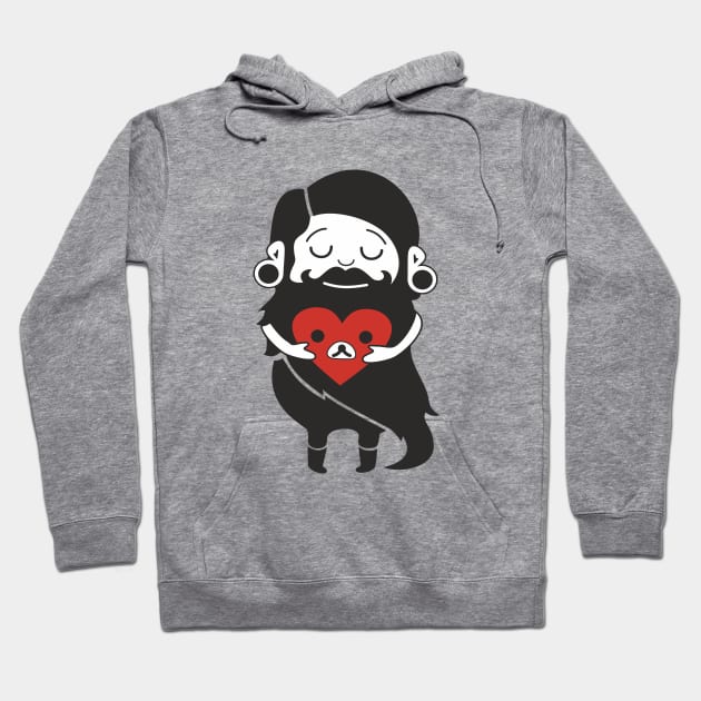 Beard Love Hoodie by idiotstile